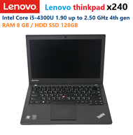 Lenovo thinkpad x240 / Intel Core i5-4300U 1.90 up to 2.50 GHz 4th gen / RAM 8 GB / HDD SSD 128GB