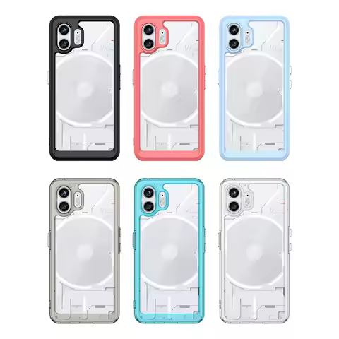 Clear Case For Nothing Phone 2 Case Nothing Phone 2 Cover Fundas Hard Translucent Shockproof Phone B