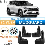 HYS Mud guard For TOYOTA Yaris Cross 2023 2024 HEV Hybrid V variant YX Splash guards Mudflaps Fender Car Accessories