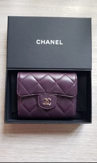 Chanel Classic Flap Card Holder XL 經典卡包極罕有, 紫色.