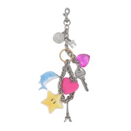 Vintage Rodeo Lock Buckle Metal Shoulder Bag Handheld Crossbody Bag Pendant Keychain Jewelry Bag Dec