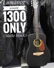 LUMANOG MATTE BLACK GUITAR