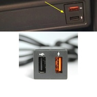 Car Dual Charger Socket QC3.0 USB Quick Charging Audio Combination u-disk flash Socket Interface Cab