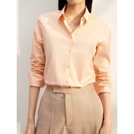 G2000 Women's Long-Sleeved Orange Shirt SLIM FIT Work