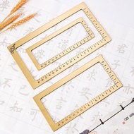 🚓Paper Weight Calligraphy Materials Brass Paper Weight Writing Brush Full Set Press Chinese Art Paper Square Box Three-P
