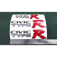 Honda Civic EK9 Type R Decal/Sticker