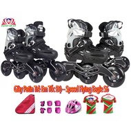 Genuine Flying Eagle S6S Speed Children's Roller Skates Protective Combo+Backpack+Nike Socks (Availa