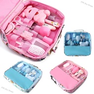 JOM_Buy Shope 13pcs/Set Newborn Baby Kids Nail Hair Health Care Thermometer Grooming Brush Kit