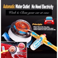 🔥Ready stock🔥 Automatic brush wash Self Rotating Car Bubble Wash / Microfiber Brush / Sponge / Water