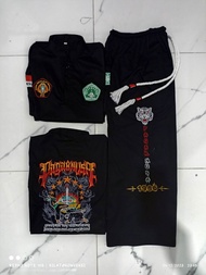 Sakral Warga Pagar Nusa Bordir Bahan American Dril bonus Bet Lengan + Tali warok