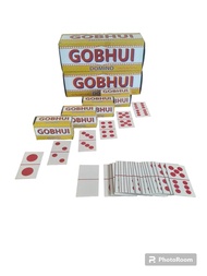 kartu domino 1 box murah isi 10 set kartu gapleh domino garda kencana domino cards - random colour k