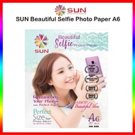 HP Glossy Photo Paper A6 3R - SUN Beautiful Selfie Glossy Photo Paper 240 Gram A6, Glossy Photo Pape