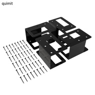 QUIM 4Pcs  Lumber Storage Support Organizers  Holder for Indoor Outdoor Storage
