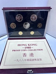 1988 Hong Kong Proof Coin Set 1988年香港精鑄錢幣套裝 C15-14