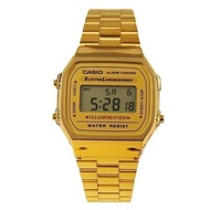 Casio Illuminator Vintage Retro Gold Digital Watch A168WG-9W