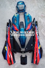 เฟรม ชุดสี ฮอนด้า ไนท์ 110 Nice110 nice ปี 1999 ครบชุด 8 ชิ้น พร้อมติดสติ๊กเกอร์ งานabs100%