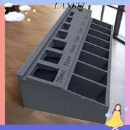 LA M3 Bolt Sorter, With 7 Measuring Slots Portable Screw Length Sorter Tray,  Practical Organizer St