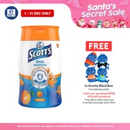 Scott's DHA Gummies - Orange 60's For Kids Brain Development