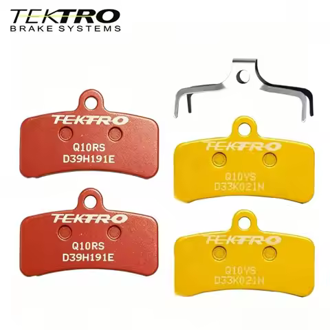 Genuine TEKTRO Q10RS Q10YS Brake Pads 4 Piston Resin Metal For TRP HD-M745 MTB Hydraulic Disc Brake