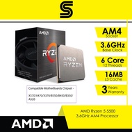 AMD Ryzen 5 5500 3.6GHz AM4 Processor