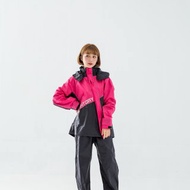 終結者斜開專利兩件式風雨衣-桃紅