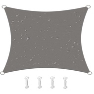 Professional Customized 420D Oxford Cloth Gray Awning Sunshade Canvas Waterproof Garden 98% Ultravio