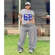 (UNISEX) BARREL Jeans Baggy Curve Jeans Highwaist BIG Size Jumbo 27-42 Baggy Jeans Plus Size Women