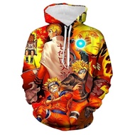 Men's 3D Sasuke Anime Naruto Hoodie Men's Sports Hoodie Casual Y2K Sweatshirt