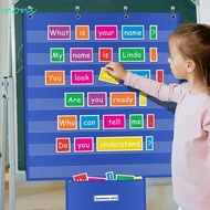 MONS Classroom Pocket Chart, Large Durable Standards Pocket Chart, Educational Class Schedule Chart