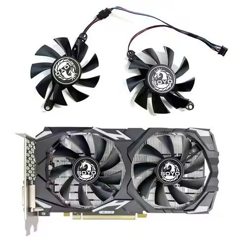 New 75MM 85MM 4PIN SOYO RX580 GPU Fan for SOYO Radeon RX580 8G Graphics Card Fans