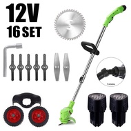 Sale 48V Mesin Potong Rumput Mesin Rumput Mini Cas Listrik Lipat Mesin