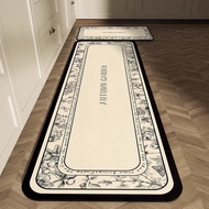 Kitchen Cover Kitchen Oil-Proof Floor Mat Kitchen Anti-Slip Mat Water-Absorbent Dirt-Resistant Kitch