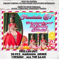 Personalized Ref Magnet Candyland for Baptism Birthday Giveaway Magnets