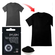 DYLON Multi Purpose Fabric Dye Black Clothing Dye Restore Faded Clothes Color Repair Textile Dye