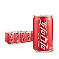 可口可乐（Coca-Cola） 可口可乐Coca-Cola 迷你摩登罐mini小可乐汽水碳酸饮料整箱 200ml x24罐