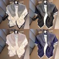 【Ready to stock】90CM Headscarf.Shawl Belt Imitation Silk Square Scarf 90x90cm for Women and Man B108