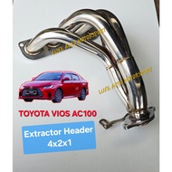 Extractor/ Header 4-1 , 4-2-1 Vios AC100 Extractor Header Stainless Steel (High Gred) Exhaust s/s304