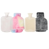 F1CC Hot Water Bottle Hot Water Bag for Hot & Cold Compress Hand Feet Warmer Gift