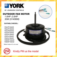 YORK [JOHNSON CONTROL] ORIGINAL OUTDOOR FAN MOTOR 1.0HP 1.5HP 2.0HP (5140698)