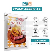 A4 Acrylic Wall Frame | Wall Poster Frame | Menu Display Frame