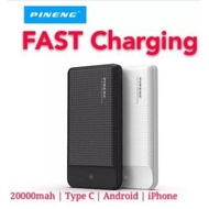 Pineng PN-939 20000mah 100% Original Power Bank Fast Charging with cable Good Quality