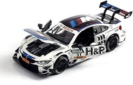 For: 1:24 BMW M4 DTM M6 Le Mans Free Wheel Highlight Sports Racing Model