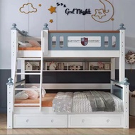 【SG Sellers】Wooden Bunk Beds Bed Frames with Storage Cabinets High Low Bed  Slide Beds Bunk Beds for Kids Bunk Beds for Adults