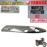 【Barang tempat】RXZ Muffler Protector Rear Chrome Exhaust Belakang Protect Silencer Exzos Ekzos Small