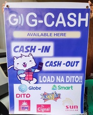 GCASH TARPAULIN 18X24 INCHES OR 1.5X2FT