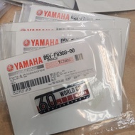 60TH ANNIVERSARY WORLD GP YAMAHA EPOXY EMBLEM ORIGINAL B5V-F8368-00