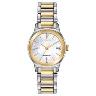 CITIZEN EM0734-56D Axiom Eco-Drive Two-Tone Stainless Steel Ladies Watch