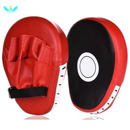 1 Pair PU Leather Curved Hand Target Taekwondo Pad Training Equipment Punching Kicking Pad MMA Muay
