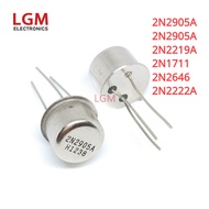 5Pcs Original TO-39 ST Transistor 2N2905A 2N2219A 2N1711 2N2646  2N2222A