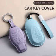 Mercedes Benz Key Cover Case Car Leather Fob Keychain  B180 W176 W177 V177 W205 W117 W118 W213 W206 